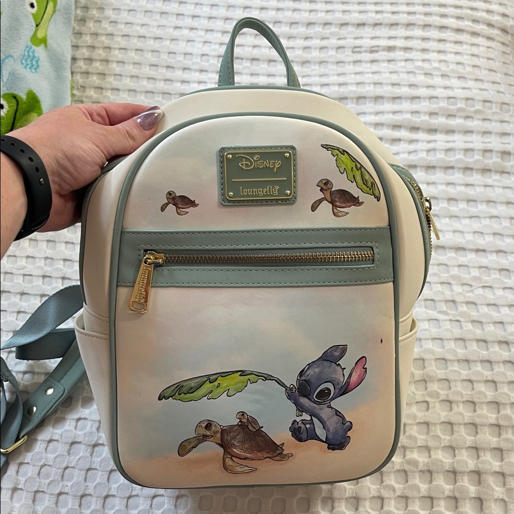Loungefly Pastel Turtle Print Backpack
